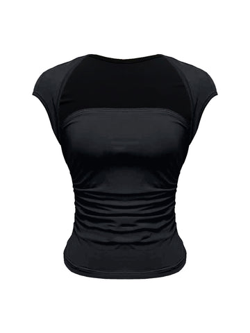 Square Neck Basic T-Shirt