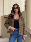Classic Chic Collared Utility Jacket
