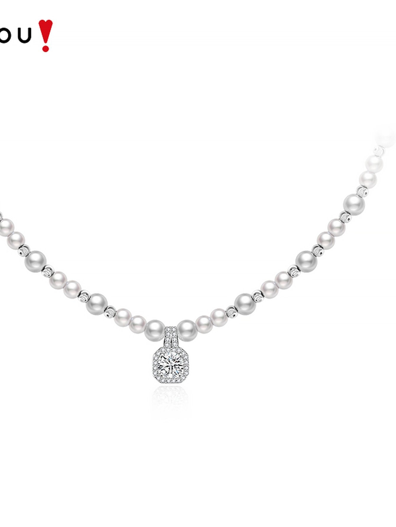Elegant Dainty Pearl Pendant Necklace