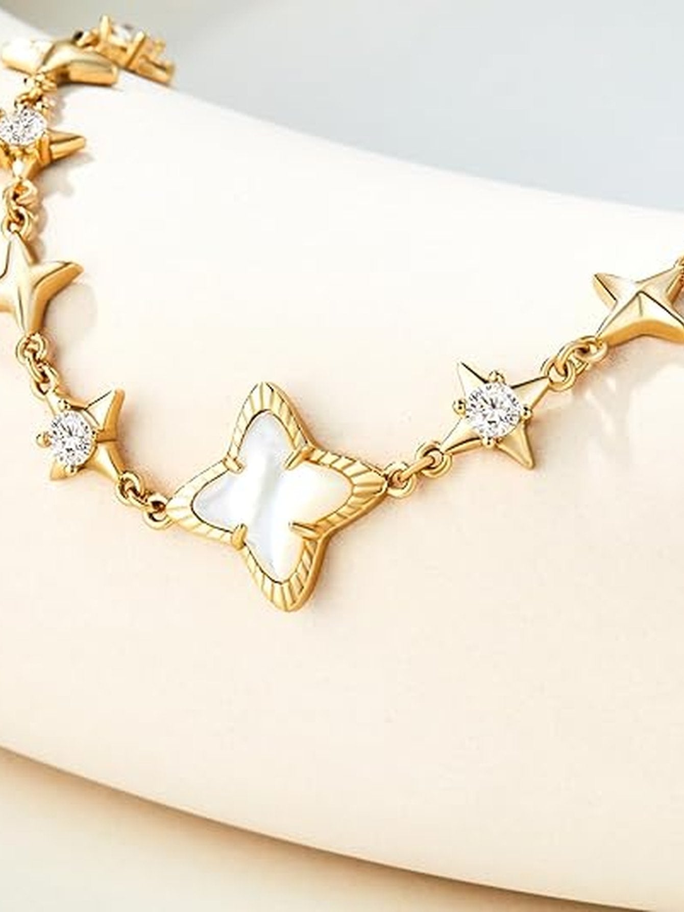Dainty Celestial Gold Star Bracelet