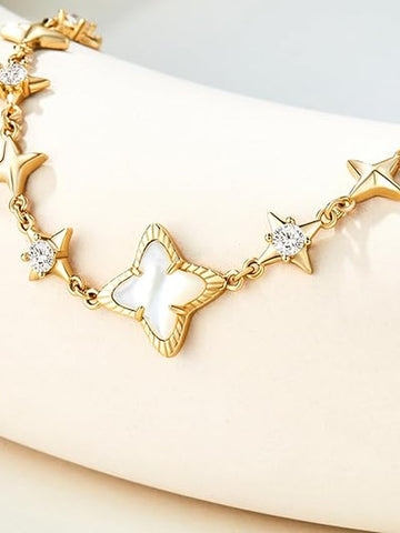 Dainty Celestial Gold Star Bracelet