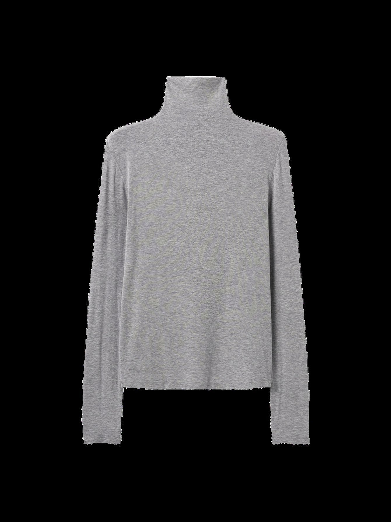 Slim Fit Mock Neck Tee