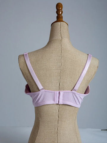 Seamless Ribbed Strapless Push Up Bra