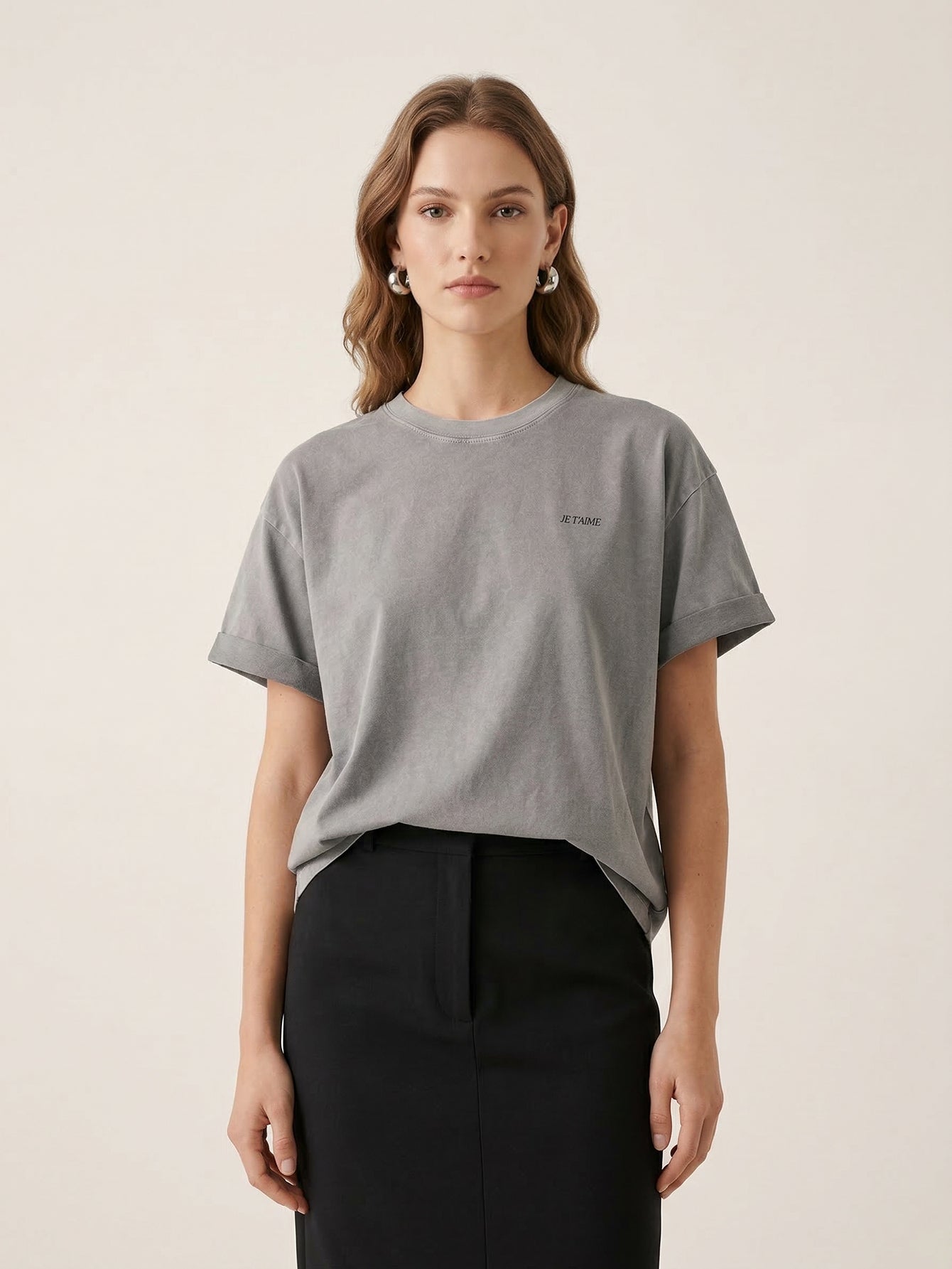 Back Cat Loose T-Shirt