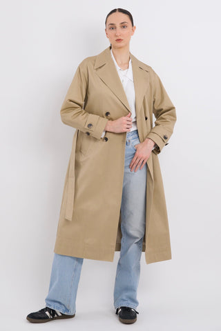 Classic Double Breasted Trench Coat