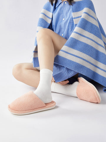 Cozy Plush Anti Slip House Slippers