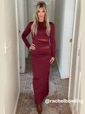Elegant Cutout Detail Maxi Dress