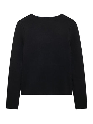 Elegant Asymmetric Button Knit Cardigan