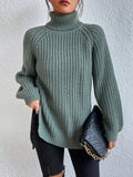 Cozy Chunky Ribbed Turtleneck Sweater