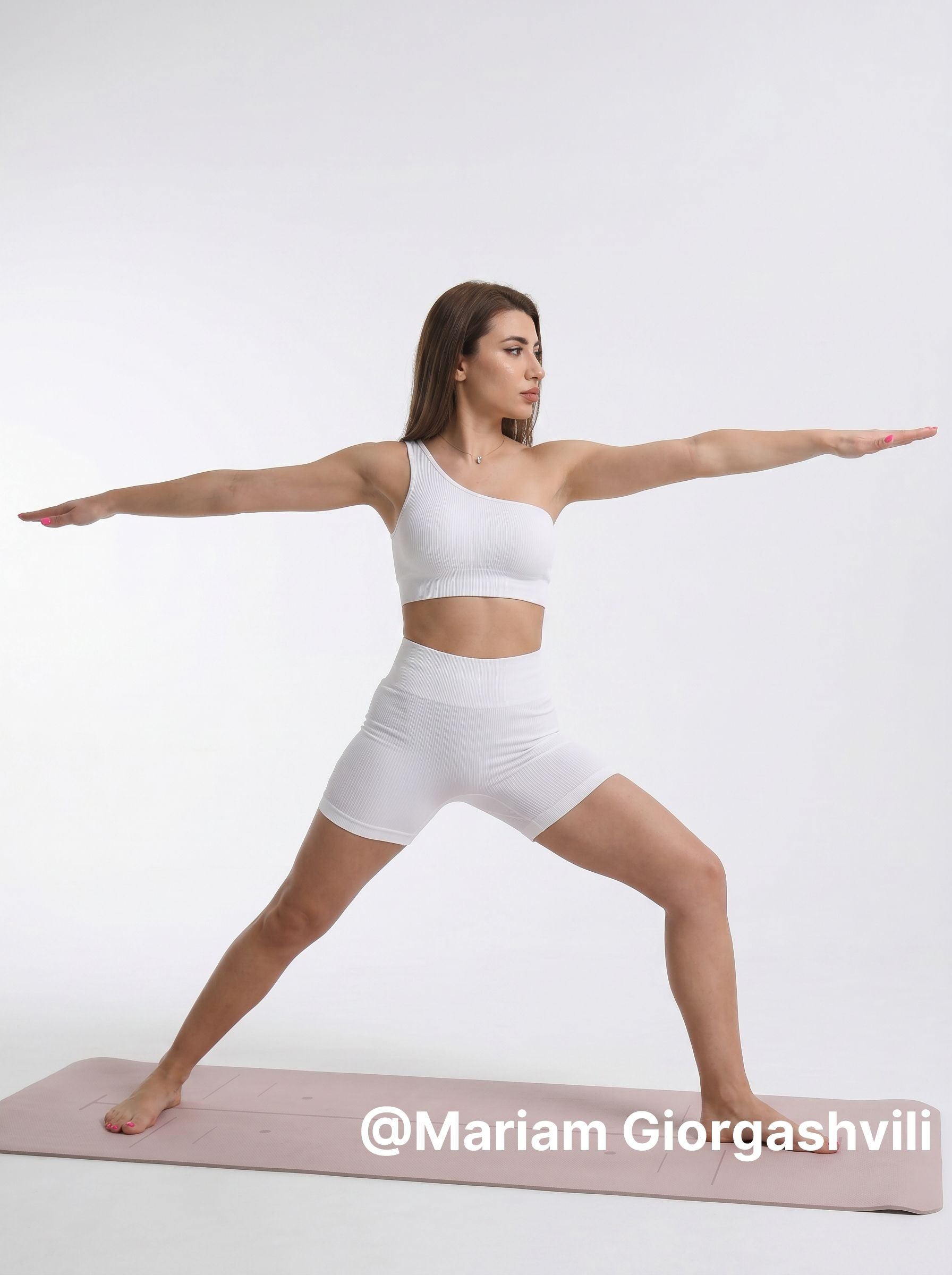 Seamless One Shoulder Ribbed Yoga Tank
