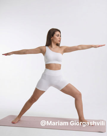 Seamless One Shoulder Ribbed Yoga Tank