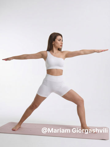 Seamless One Shoulder Ribbed Yoga Tank