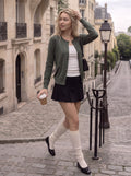 Slim Fit Button Down Cardigan