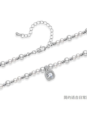 Elegant Dainty Pearl Pendant Necklace
