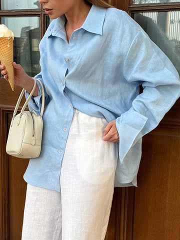 Relaxed Fit Classic Collar Casual Shirt