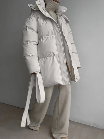 Oversized Puffer Hooded Winter Jacket