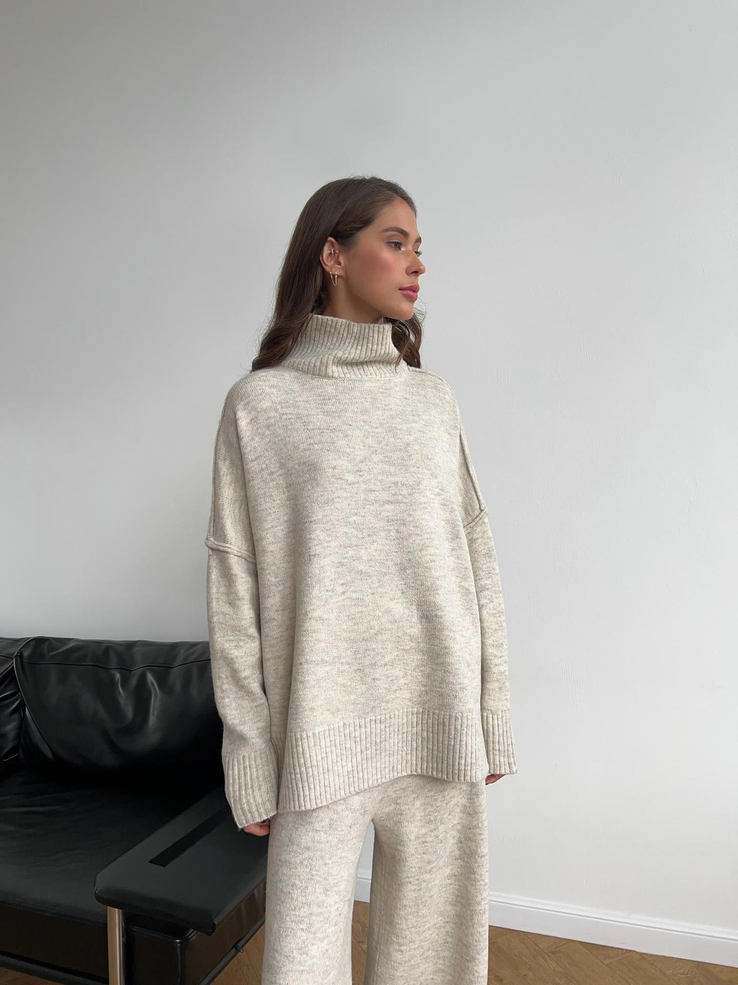 Cozy Oversized Knit Lounge Set