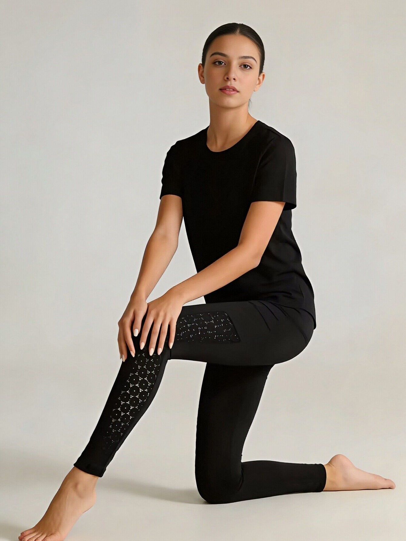Cutout High Waisted Yoga Leggings