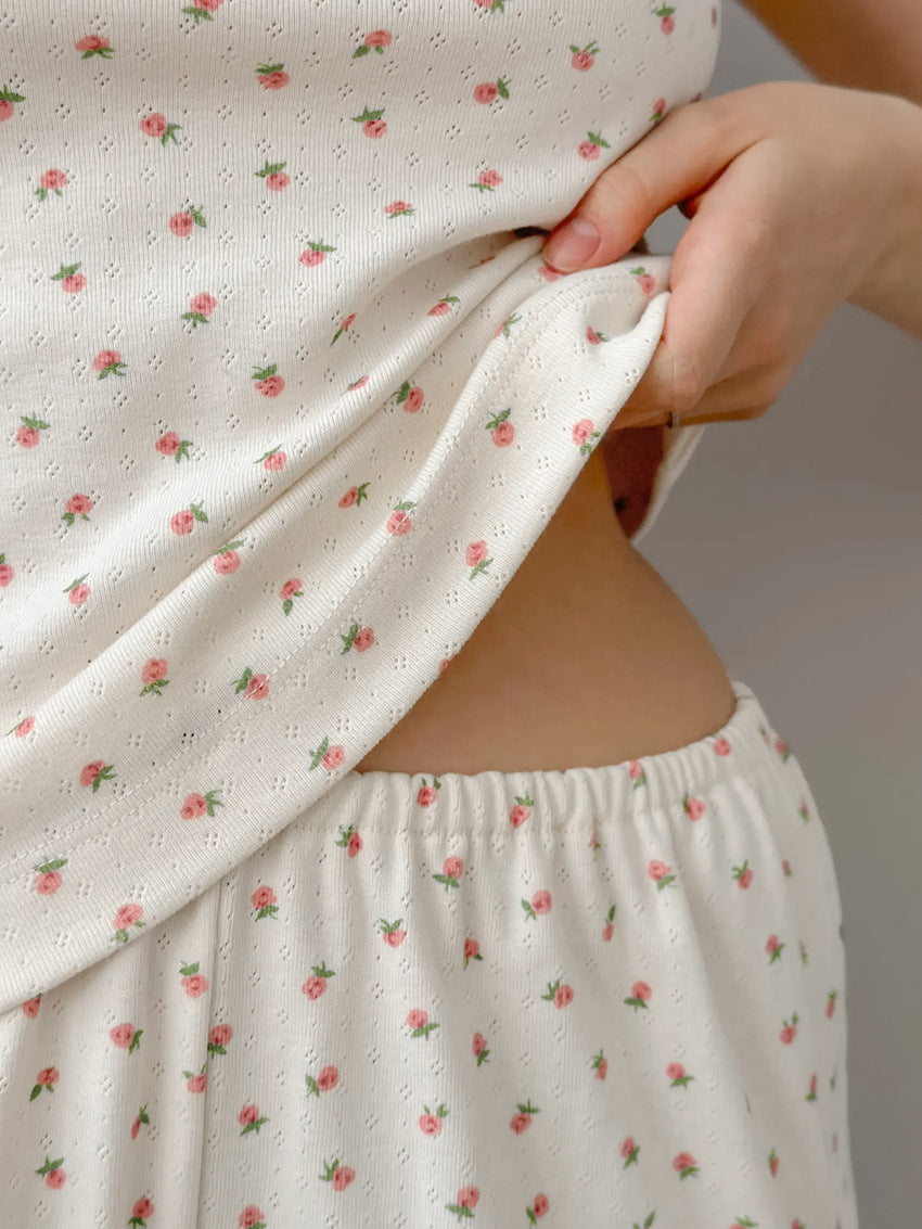 Floral Soft Cotton Pajama Set