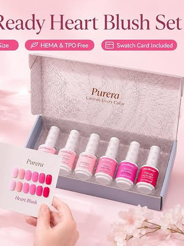 Hema Free Pink Gel Nail Polish