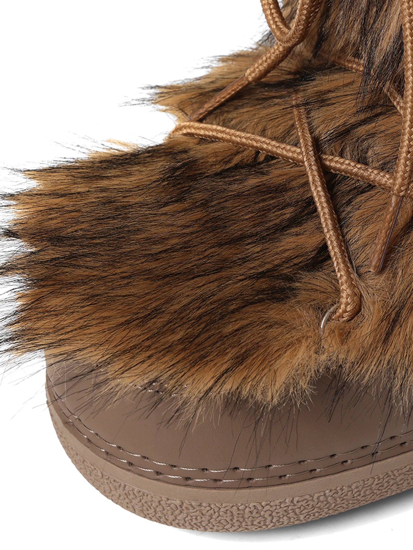 Fluffy Faux Fur Platform Winter Boots