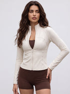 Slim Fit Athletic Zip Jacket