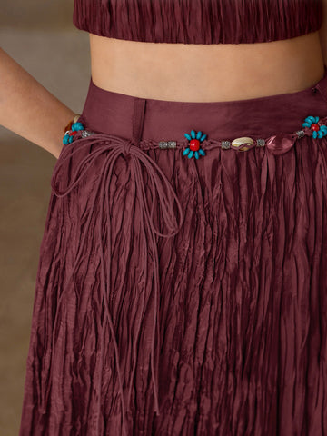 Flowy High Waisted Maxi Skirt