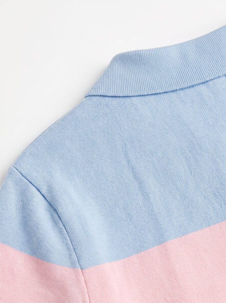 Colorblock Knit Performance Golf Dress