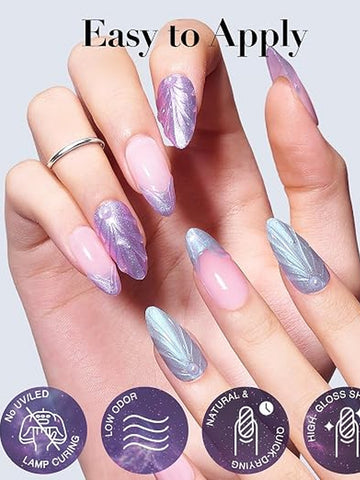 Shimmering Reflective Glitter Gel Nail Polish