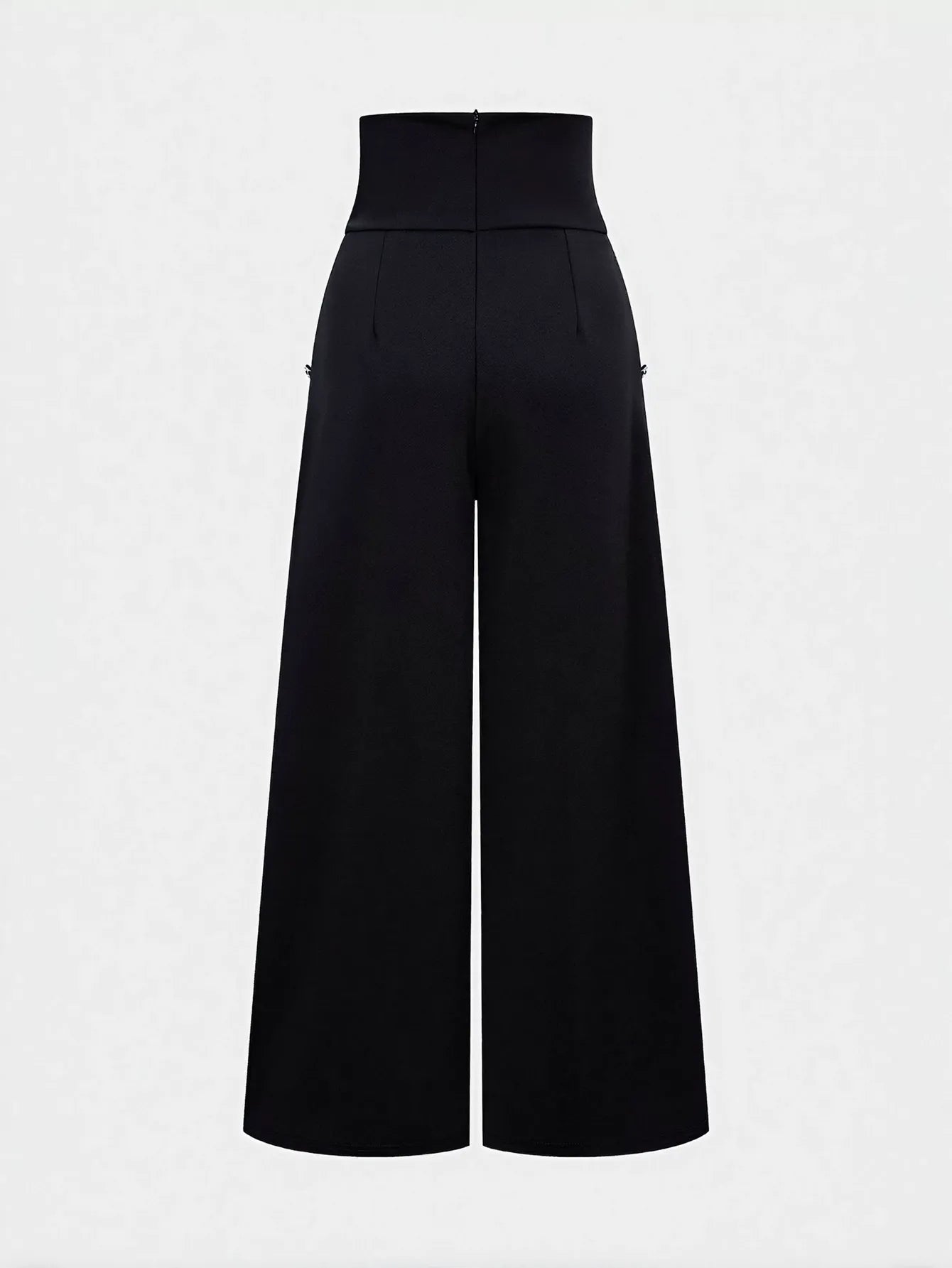 High Waisted Wide Leg Trousers