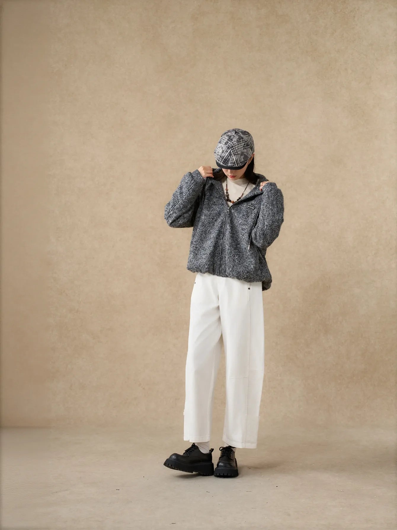 Cozy Fuzzy Zip Up Hoodie Jacket
