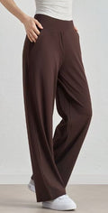 High Waisted Pockets Wide Leg Yoga Pants