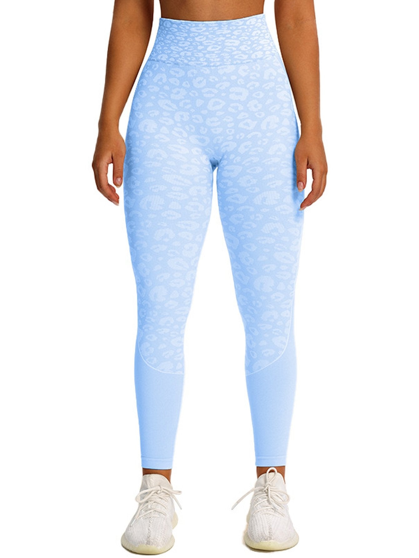 High Waisted Seamless Leopard Leggings