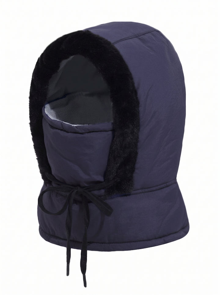 Cozy Padded Faux Fur Balaclava Hat