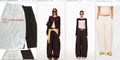 High Waisted Pleated Wide Leg Trousers