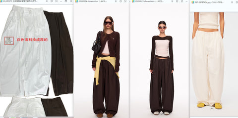 High Waisted Pleated Wide Leg Trousers
