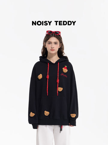 Cute Teddy Bear Graphic Hoodie