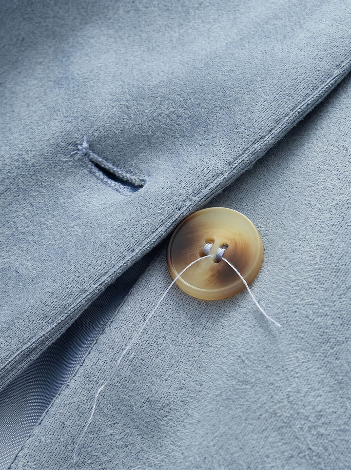 Puff Sleeve Drawstring Waist Trench Coat