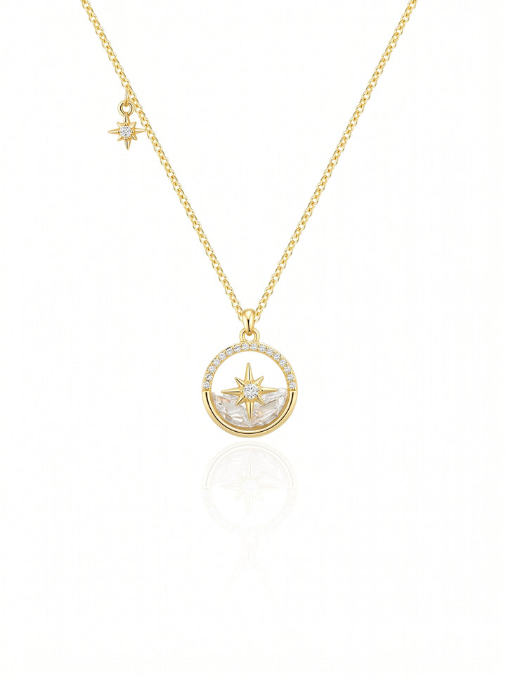 Dainty North Star Gold Necklace