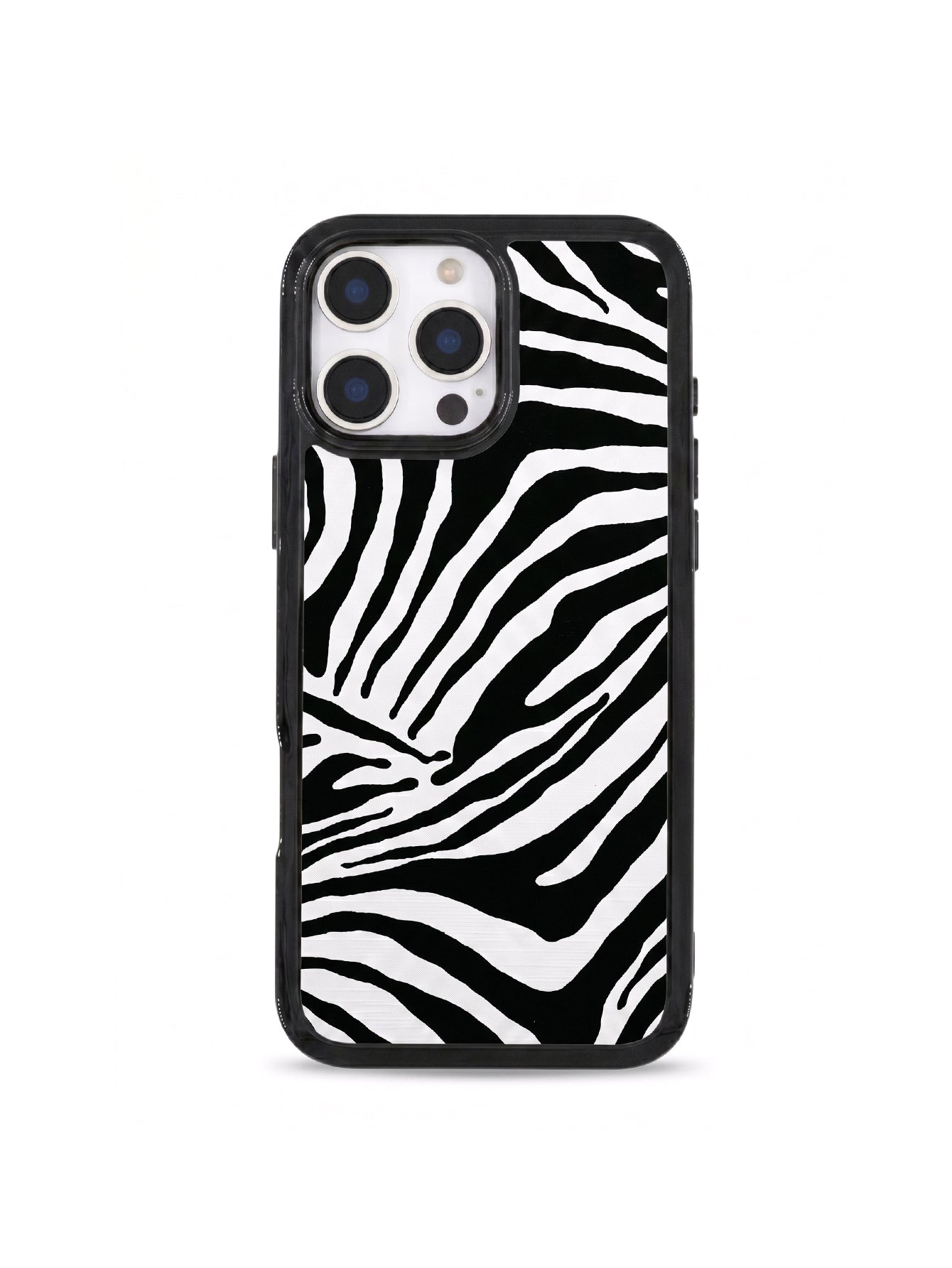 Black White Zebra Clear Acrylic Phone Case