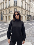 Cozy Oversized Mock Neck Sweater
