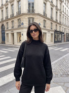 Cozy Oversized Mock Neck Sweater