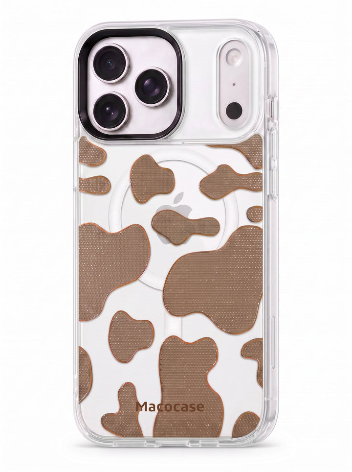 Brown Cow Print Phone Case