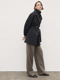 Insulated Double Breasted Trench Coat