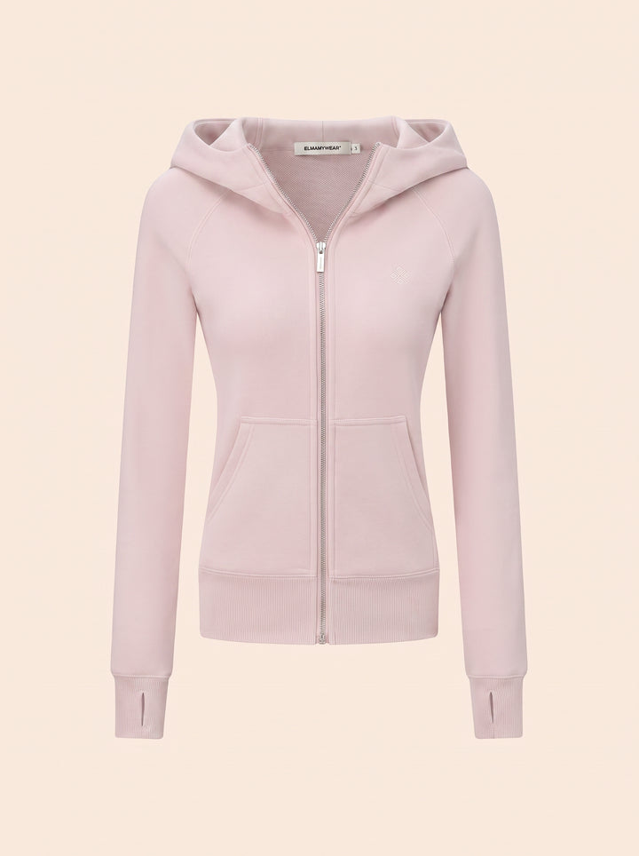 Slim Fit Zip Up Hoodie