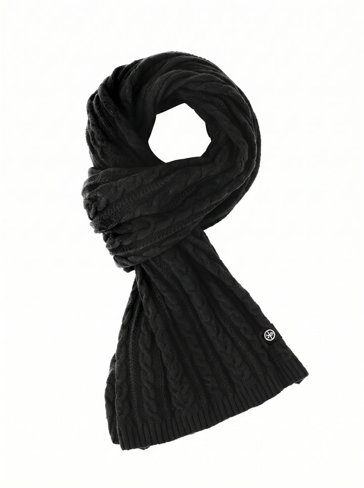 Cozy Chunky Cable Knit Scarf