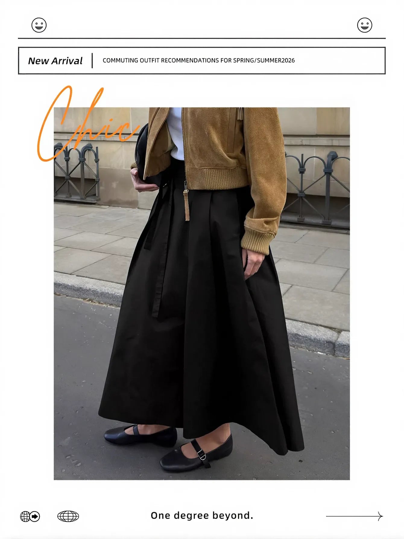 High Waisted Pleated Maxi Skirt