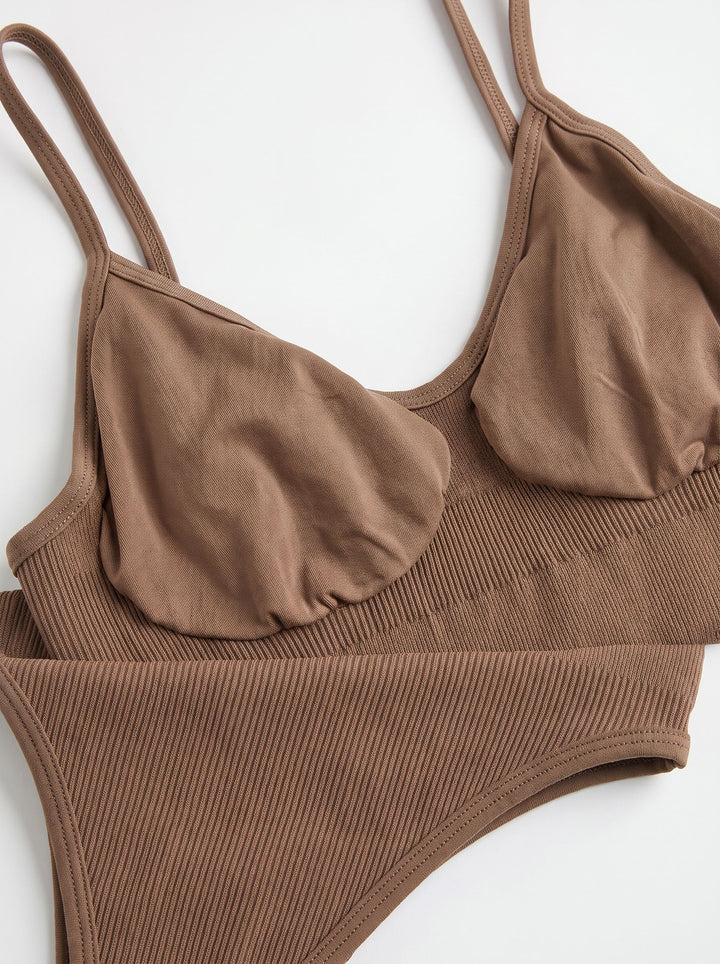 Seamless Sculpting Padded Yoga Bodysuit