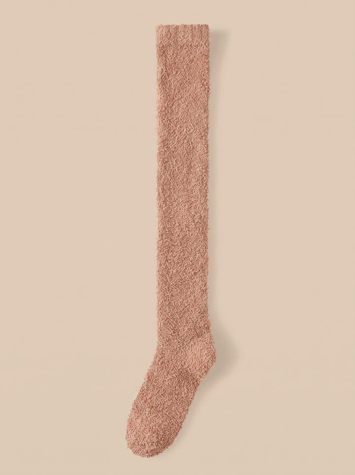 Cozy Plush Over The Knee Socks