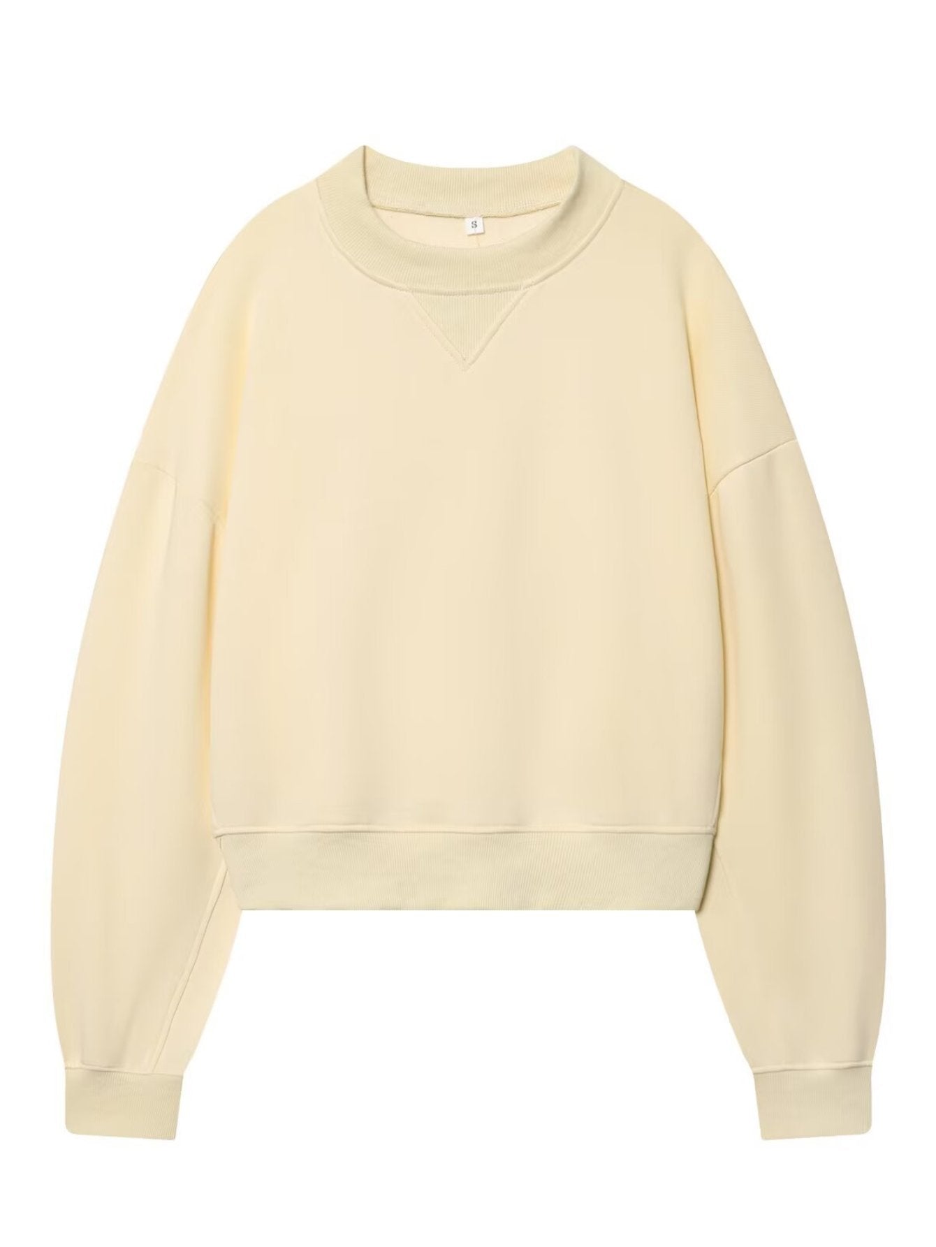 Oversized Pink Crewneck Pullover Sweatshirt